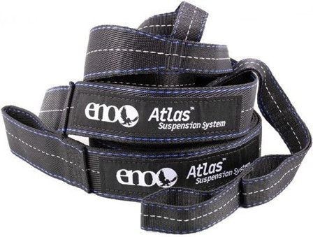 Eno Hammock Eno Atlas Suspension System kiinnityshihna riippumatolle, musta