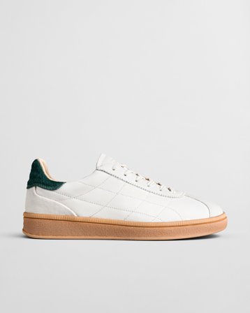 GANT Damen Cuzima Sneaker aus gestepptem Leder (37) Weiß