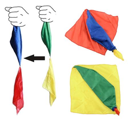 Färgändring Av Silke Skalv Hanky Stage Kids Trick Prop Applicas Eas