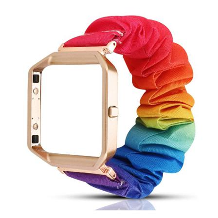 Elastiskt Klockarmband Flerfärgad 14 Cm Fitbit Blaze