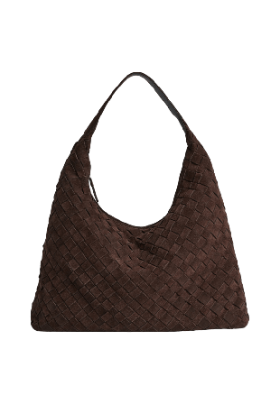 Markberg Zoena Bag Suede Weave Väskor & plånböcker Dam Blå ONESIZE