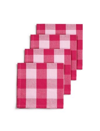 Napkins 4-Pack Paola Red Midnatt