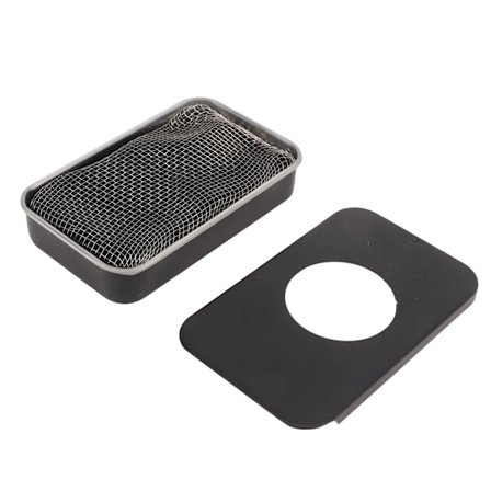 Alkohol Brænder Komfur Bærbar Letvægts Mini Vindskærm Camping Alkohol Komfur til Udendørs Sort