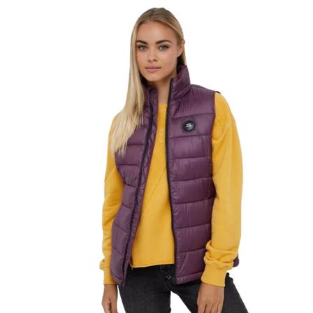 Pepe Jeans, Vests Paars, Dames, Maat:L,rubber