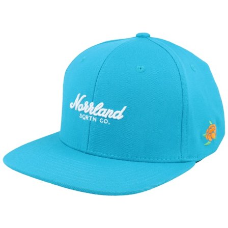 SQRTN - Ble snapback Czapka Z Daszkiem - Script Cap Tropical Blue Snapback @ Hatstore