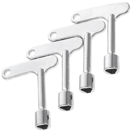 4 stk. Løftenøgle Elevator Service Nøgle Trekantpanel Lås Trekantnøgle