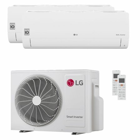 Condizionatore LG DUALCOOL Libero Smart dual split 9000+24000 BTU inverter A+++ wifi unità esterna 6.15 kW