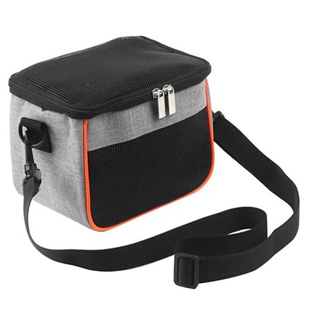 Hamster for Bærer Reiseveske Bærbare smådyr Pustende bur med avtagbar justerbar skulderstropp 4 S