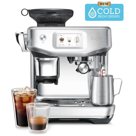 Sage SES882BSS Touch Impress Espressomaskine rustfrit stål - Rustfri stål | KitchenOne