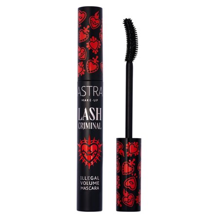 ASTRA MAKEUP LASH CRIMINAL illegal volume mascara 0001-BLACK 9ml - Mascara