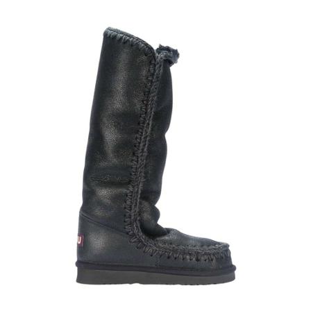 Mou, High Eskimo leather boot Czarny, Kobieta, Rozmiar: 38 EU
