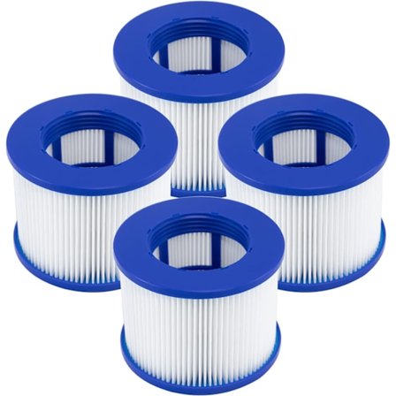 Skrue-i Spa Filter, Filterpatron for Clever Spa, 75 x 100 mm Filter, Filterpatron for Spa. (4)