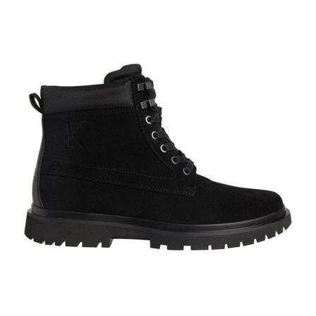 Calvin Klein, Lug Mid Lace-up Boot Hike Zwart, Heren, Maat:45 EU