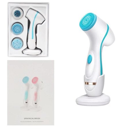 Ansikts rens børste Sonic Nu Face Spin Brush Set Galvanica Facial Spa System
