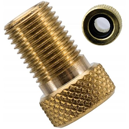 Adapter för cykelventil TREZADO, PRESTA till AUTO (DV/FV till AV)