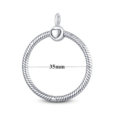 925 Sølv Moment O Anheng O Charm Basic Kjede Mote Halskjede for Halskjede Laging