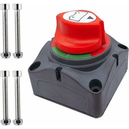 Ampper-akkukytkin, 12-48 V:n akun katkaisuerotin autoon, ajoneuvoon, matkailuautoon ja veneeseen (päälle/pois)