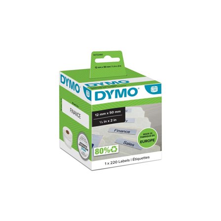 DYMO Etikett LW hängmapp 50x12mm 220/fp - Lyreco - Kontorsmaskiner - Etikettskrivare och etiketter - Etiketter - Dymo