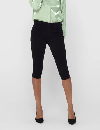 ONLY Onlrain Life Reg Sk Knickers Dnm Noos - Black - S