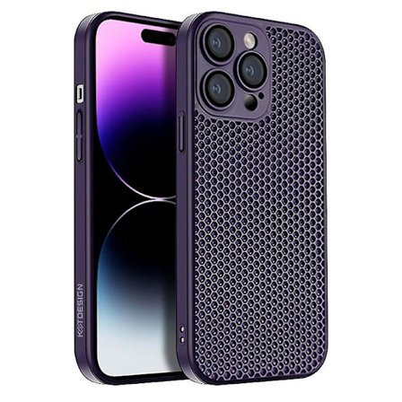 Cover till Iphone 15 Pro, Värmeavledning Hårt PC Stötsäkert case med linsfilm