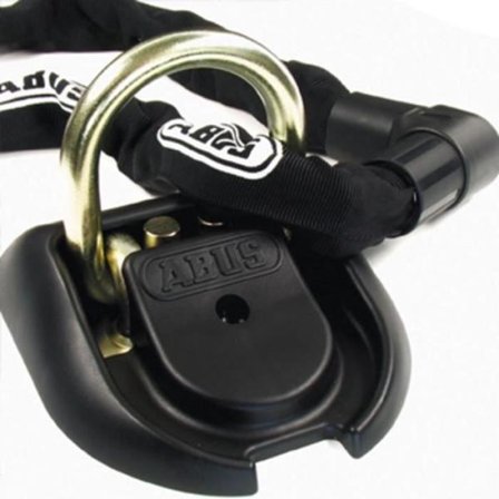 ABUS Golv- och väggankare GRANIT WBA100 - För cyklar och motorcyklar - Svart