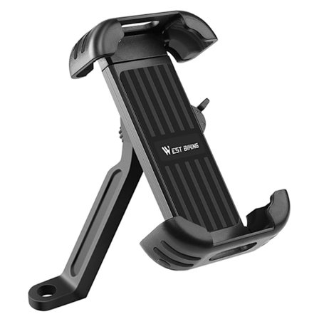 Telefonholder til cykel/motorcykel - Montering Af Bakspejl / Sort