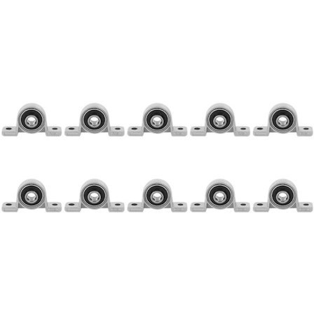 Pcs/Lot Kp08 8 Mm Kp08 Lejeindsats Lejeaksel Støtte Sfærisk Rulle Zink Legering Monterede Lejer Lejer Hus