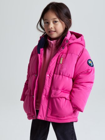 Toppatakki Polarn O. Pyret 104 lastenvaatteet pink