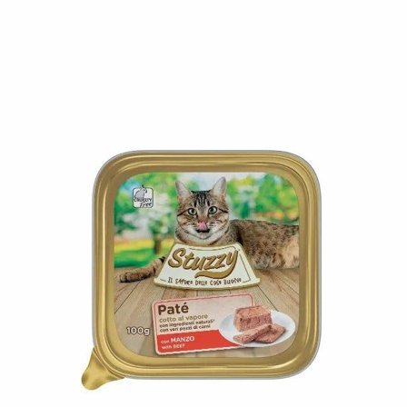 Stuzzy Paté Classico Con Manzo Per Gatti Adulti Vaschetta 100g