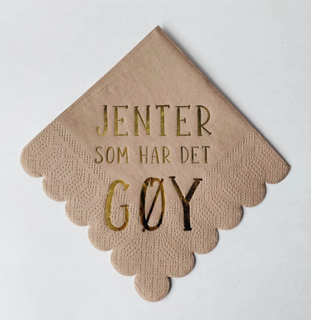 Trend Design Servietter "Jenter som har det gøy"