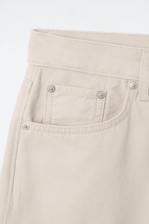 COS Women's Shorts Lunghi In Denim in Beige