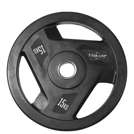 Titan LIFE "Vektskive Gummi 50 mm 1,25–25 kg"