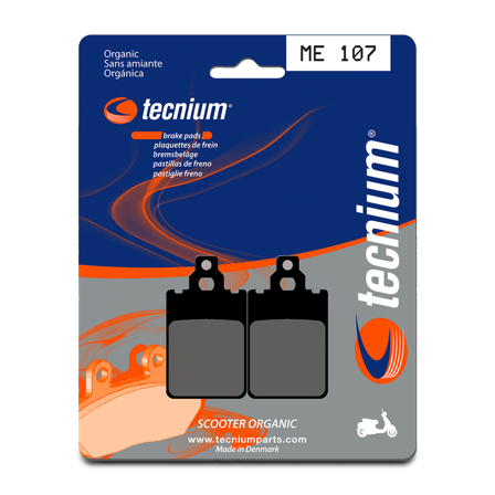 Organische Vorder Bremsbeläge Tecnium Scooter - Aprilia Red Rose 50 1992-1998
