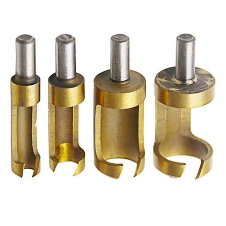 4 Stk Plug Cutter Hulåbner Counter Bored