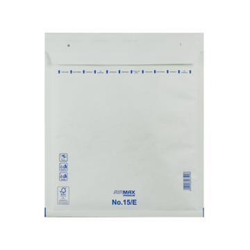 Boblekonvolutt 240x275mm hvit