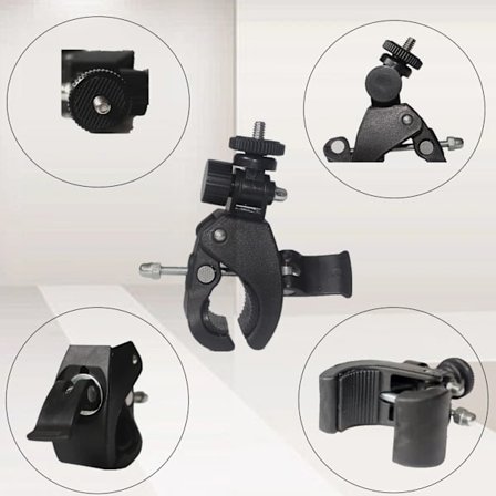 Actionkamerafeste for sykkel og motorsykkel, sterk sykkelklemme_tfrf