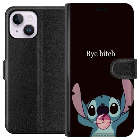 Yhteensopiva Lompakkokotelo Apple Apple iPhone 15 Plus Bye bitch, Stitch