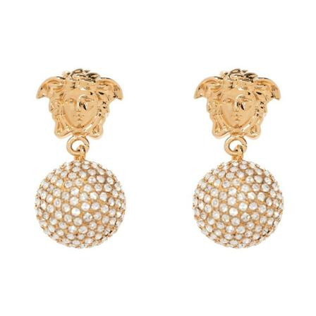 Versace, Earrings Geel, Dames, Maat:ONE Size
