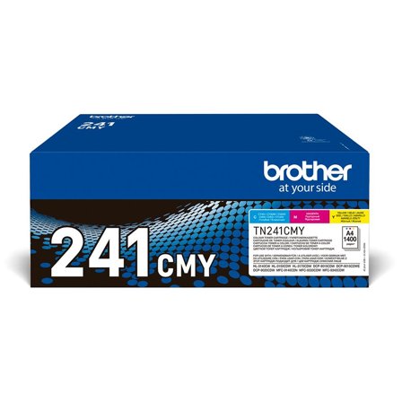 Brother TN241CMY - 3-pack - gul, cyan, magenta - original - tonerpatron