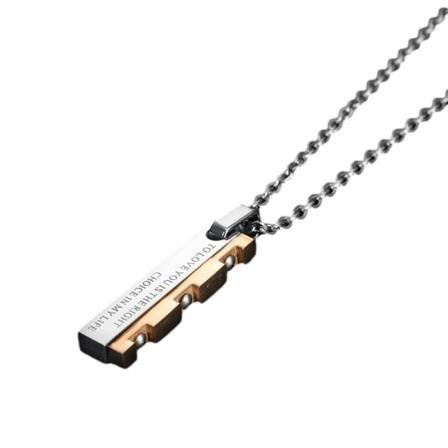 Älskare Par Bladformade Halsband Kärlek Pussel Matchande Hänge