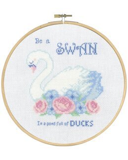 Broderikit Billede Svane - Permin