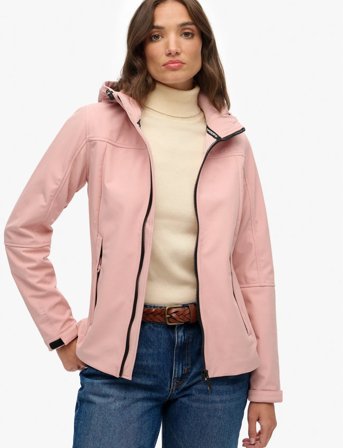 Superdry Sport Hooded Classic Trekker Jacket - Pink - L