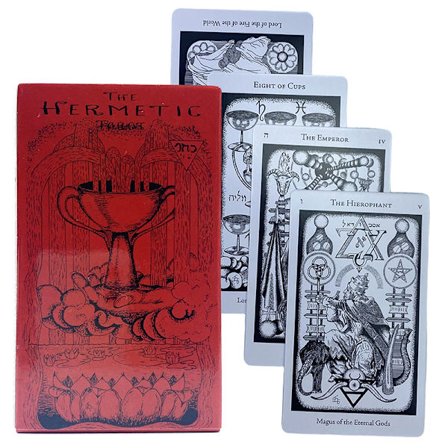 The Hermetic Tarot Prophecy Divination Deck Family Party Board Flerfärgad en one size