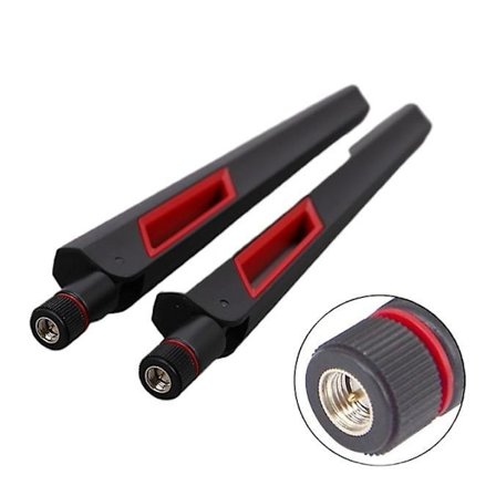 2 stk 10 dBi Dobbelbånds Wifi Antenne 2.4g 5g 5.8gh Universelle Antenner Forsterker