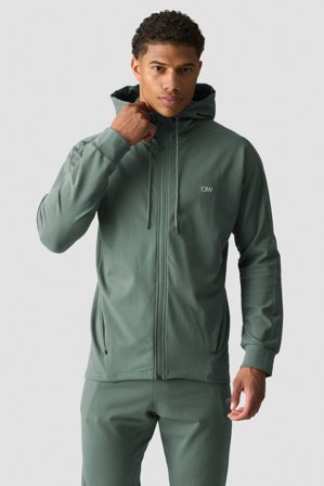 ICANIWILL - Activity Zip Hoodie Men Sea Green - Miehet - Treenivaatteet ICIW:ltä