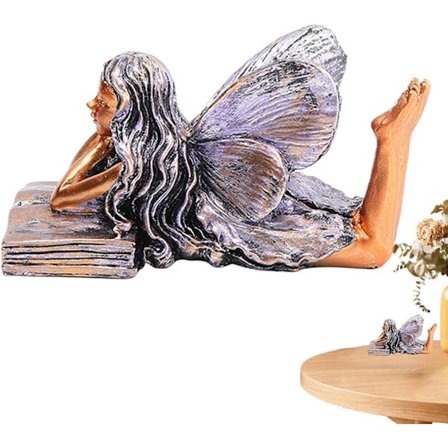 fe statuer, hagedekorasjoner, fekunst til hjemmet, hagepynt, tilbehør til fehager, fantasihagestatuer, fe skulpturer