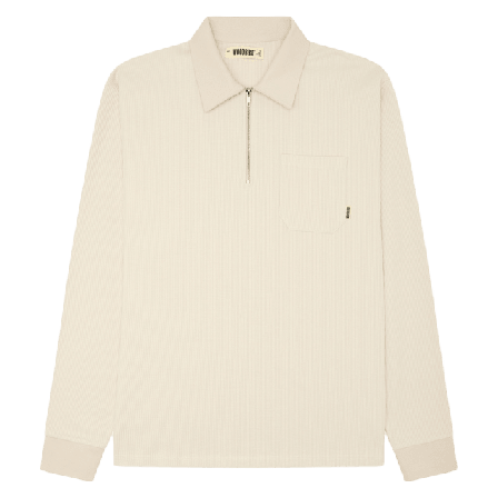 Woodbird Wbalter Waffel Polo T-shirts Herr Beige M