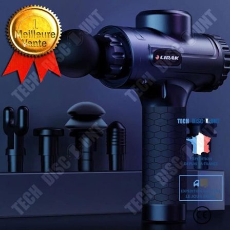 Hierontapistooli - TD - Faskia - Musta - Lihaksen rentoutus - Langaton toimintatapa