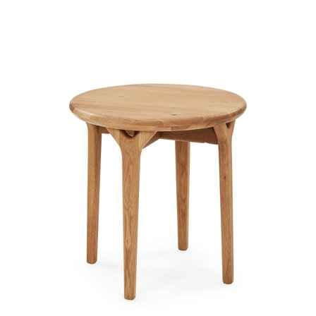 Roots hjørnebord, Ø50 - Natur egetræ - 50x50x50 - Borde