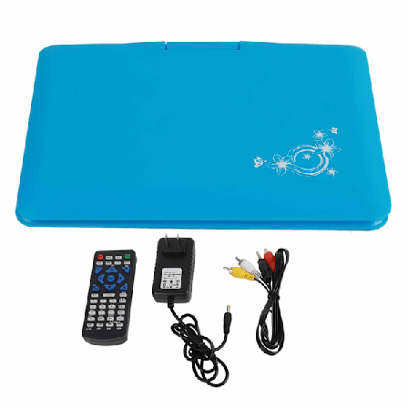 9 Tums Bärbar DVD-spelare Multifunktionell Full HD Bilresor DVD-spelare med USB-port för Resor Utomhus Bil